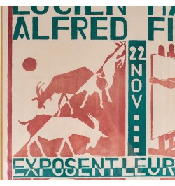[Affiche d'exposition] Lucien Haffen & Alfred Fischer.