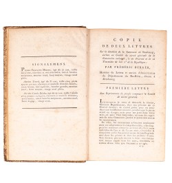 Recueil de pièces authentiques servant à l'histoire de la Révolution à Strasbourg.
