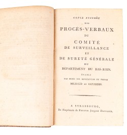 Recueil de pièces authentiques servant à l'histoire de la Révolution à Strasbourg.