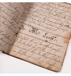 [Manuscrit/calligraphie] Ein Gott regiert die Welt...