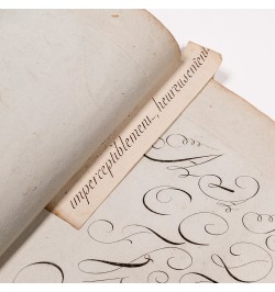[Calligraphie] L'Art d'écrire contenant une collection des meilleurs exemplaires d'après Messieurs Rossignol et Roland...