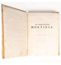 [Médecine/Mort subite] Intimi cubicularij & archiatri pontificij de subitaneis mortibus : libri duo.