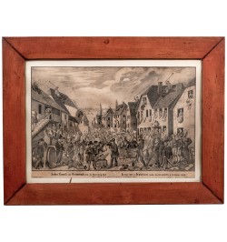 Juden Revolt von Dürmenach. Révolution de Dürmenach contre les Israëlites.