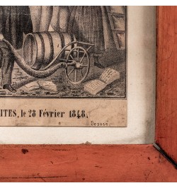 Juden Revolt von Dürmenach. Révolution de Dürmenach contre les Israëlites.