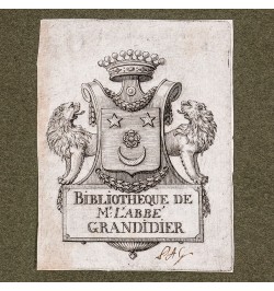 Ex-libris de l'abbé Grandidier.