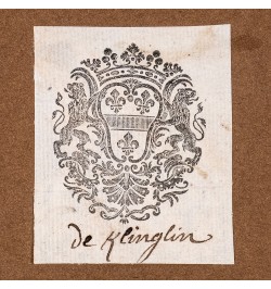 Ex-libris de François Romain de Klinglin.