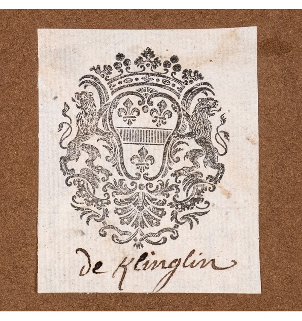 Ex-libris de François Romain de Klinglin.