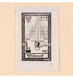 Ex-libris de Otto von Bismarck.