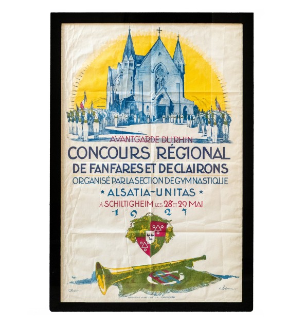 [Affiche] Concours régional de fanfares et de clairons, H.Solveen