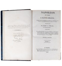 Napoléon en exil à Sainte-Hélène.