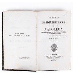 Mémoires de Bourrienne.