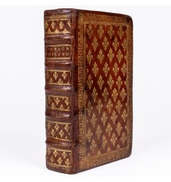[Reliure strasbourgeoise aux fleurx de lys] Philosophie de Cicéron.