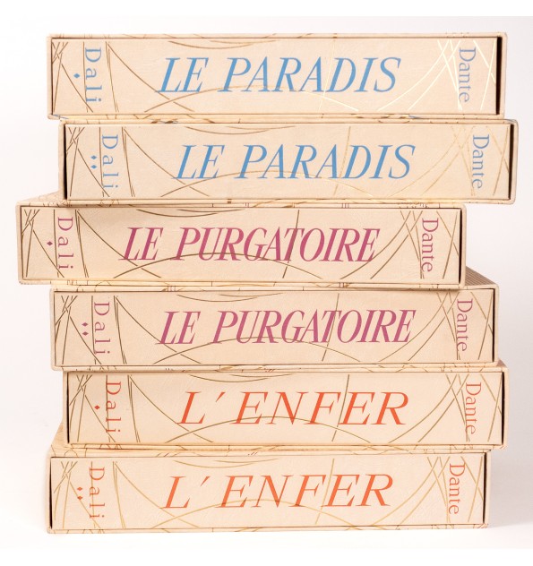 La divine comédie. L'enfer, le purgatoire, le paradis. Illustrations de Dali.