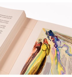 La divine comédie. L'enfer, le purgatoire, le paradis. Illustrations de Dali.