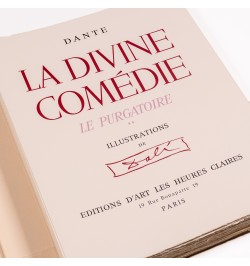 La divine comédie. L'enfer, le purgatoire, le paradis. Illustrations de Dali.
