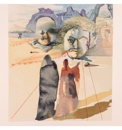 La divine comédie. L'enfer, le purgatoire, le paradis. Illustrations de Dali.