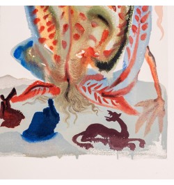 La divine comédie. L'enfer, le purgatoire, le paradis. Illustrations de Dali.