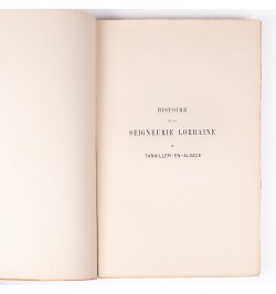 Histoire de la seigneurie Lorraine de Tanviller en Alsace.