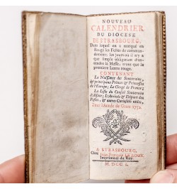 Nouveau calendrier du diocèse de Strasbourg,