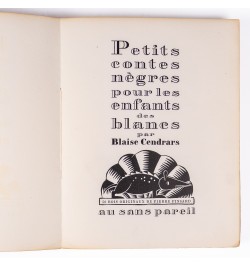 Petits poèmes nègres pour les enfants des blancs.