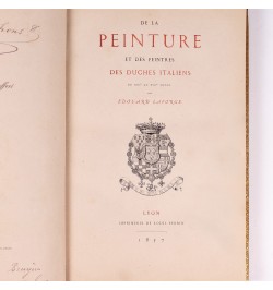 De la peinture et des peintres des duchés italiens du XIIIe au XVIIe siècle.