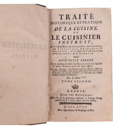 Traité historique et pratique de la cuisine ou Le Cuisinier instruit...