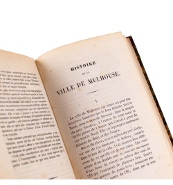 Histoire de la ville de Mulhouse jusqu'à sa réunion à la France en 1798.