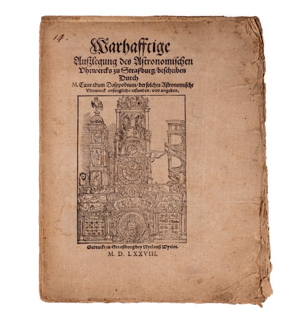 [Horloge astronomique de Strasbourg] Wahrhafftige Ausslegung des Astronomischen