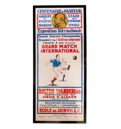 [Affiche] Centenaire de Pasteur - Grand match international