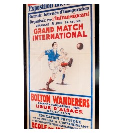 [Affiche] Centenaire de Pasteur - Grand match international