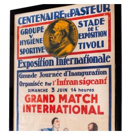 [Affiche] Centenaire de Pasteur - Grand match international