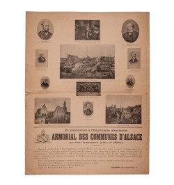 [Placard éditeur] Parution du "siège de Strasbourg" de Gustave Fischbach