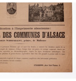 [Placard éditeur] Parution du "siège de Strasbourg" de Gustave Fischbach
