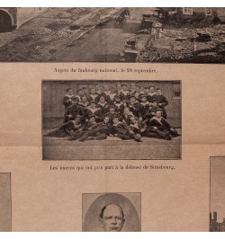 [Placard éditeur] Parution du "siège de Strasbourg" de Gustave Fischbach