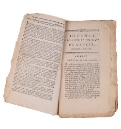 [Histoire de l'astronomie] Journal historique et politique des principaux événemens des différentes Cours de l'Europe.