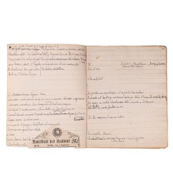 [Manuscrit] Proverbes, dictons, expressions latines courament employés par les allemands.