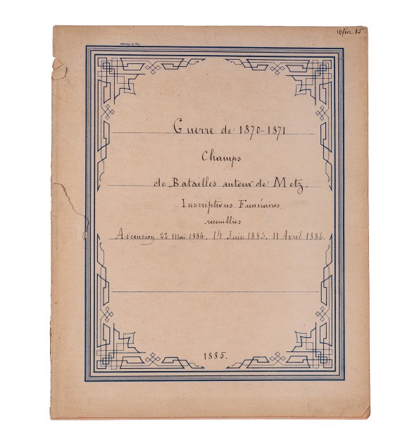 [Manuscrit] Guerre de 1870-1871