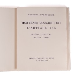 Hortense couche-toi ! L'Article 330.