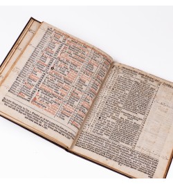 Verbesserter Schreib-Kalender aufs Jahr nach unsers Herrn und Seeligmachers Jesu Christi Gebuhrt M DCC XIX...