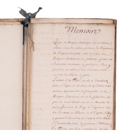 Manuscrits sur les conflits entre protestants et catholiques à Strasbourg au XVIIIe siècle.