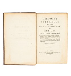Histoire naturelle abrégée du ciel, de l’air, et de la terre ; ou notions de physique générale…