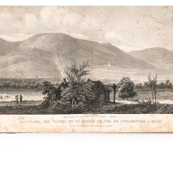 Panorama des Vosges & du chemin de fer de Strasbourg à Bâle.