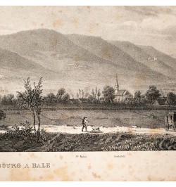 Panorama des Vosges & du chemin de fer de Strasbourg à Bâle.