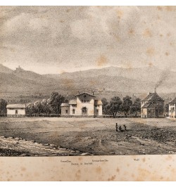 Panorama des Vosges & du chemin de fer de Strasbourg à Bâle.