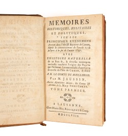 [Corse] Mémoires historiques, militaires et politiques sur les principaux evenemens.