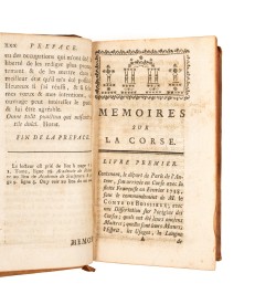[Corse] Mémoires historiques, militaires et politiques sur les principaux evenemens.