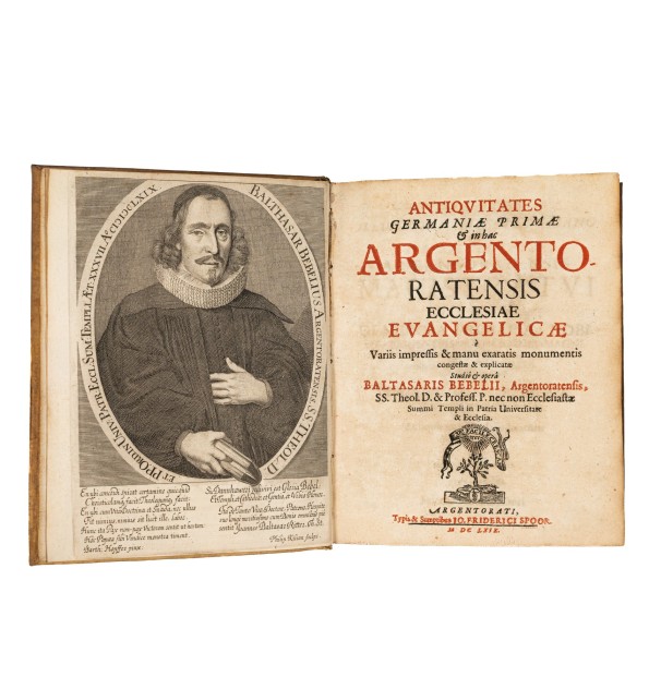 Antiquitates Germaniae Prime & in hac Argentoratenis ecclesiae evangelicae.