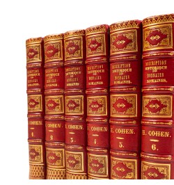 Description historique des monnaies frappées sous l'Empire romain communément appelées médailles impériales.