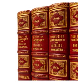 Description historique des monnaies frappées sous l'Empire romain communément appelées médailles impériales.