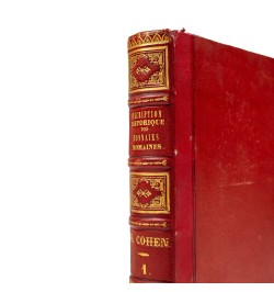 Description historique des monnaies frappées sous l'Empire romain communément appelées médailles impériales.